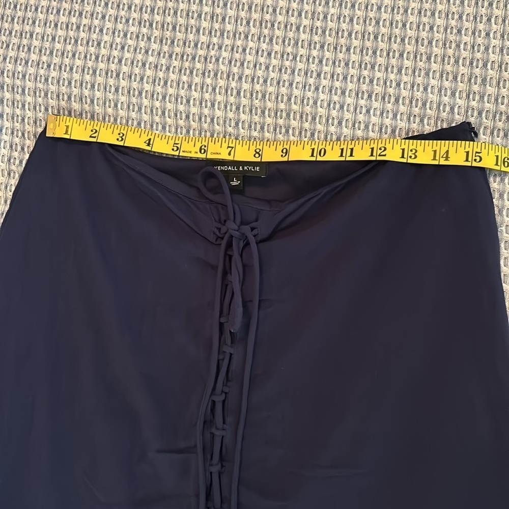 KENDALL & KYLIE lined rayon skirt, size L - Picture 5 of 6